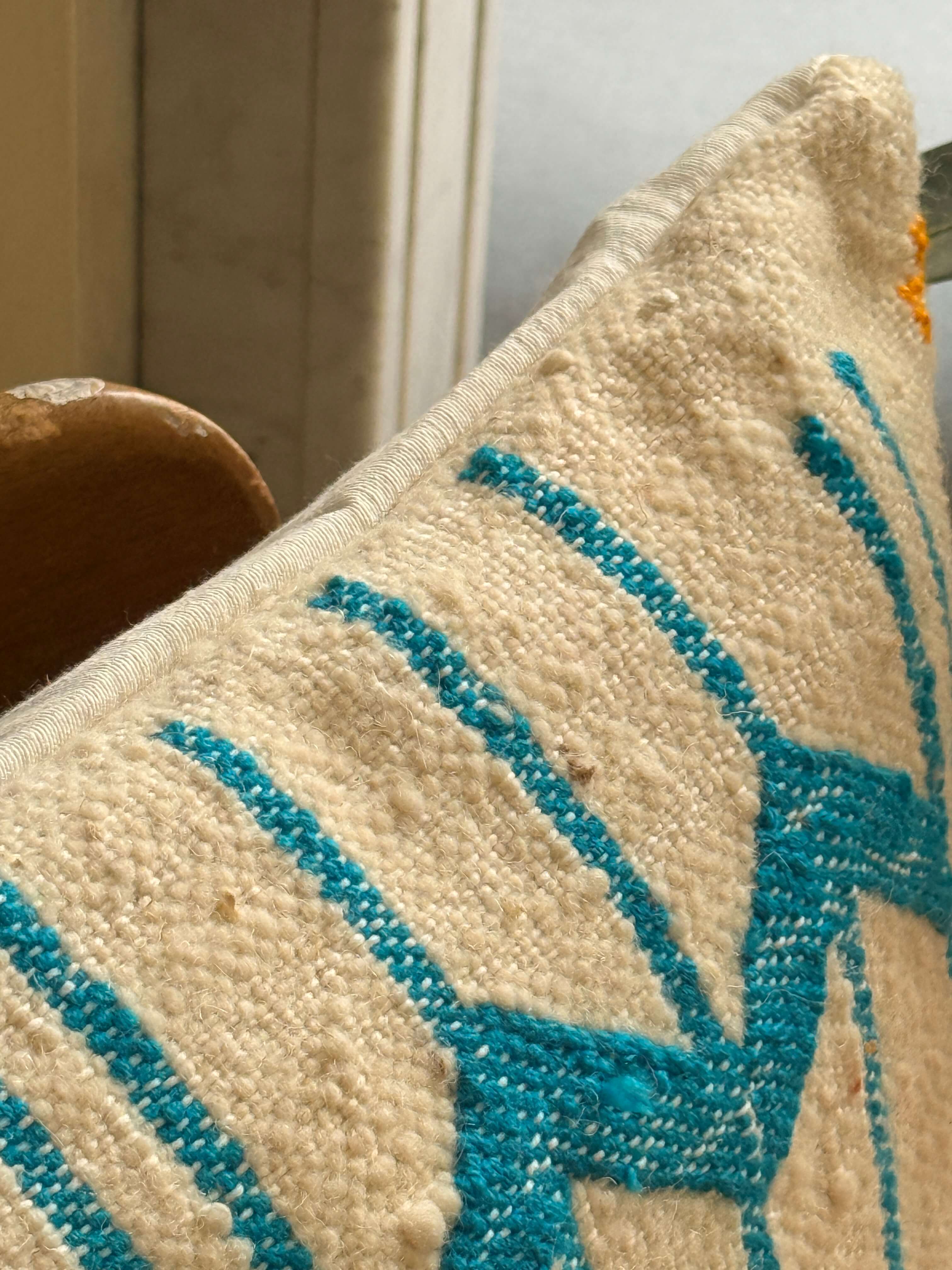 Amazigh Pillow Cover | Handwoven Wool | PW23 - Tissire Atelier - PW23