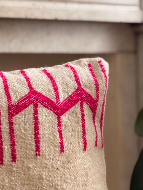 Amazigh Pillow Cover | Handwoven Wool | PW24 - Tissire Atelier - PW24