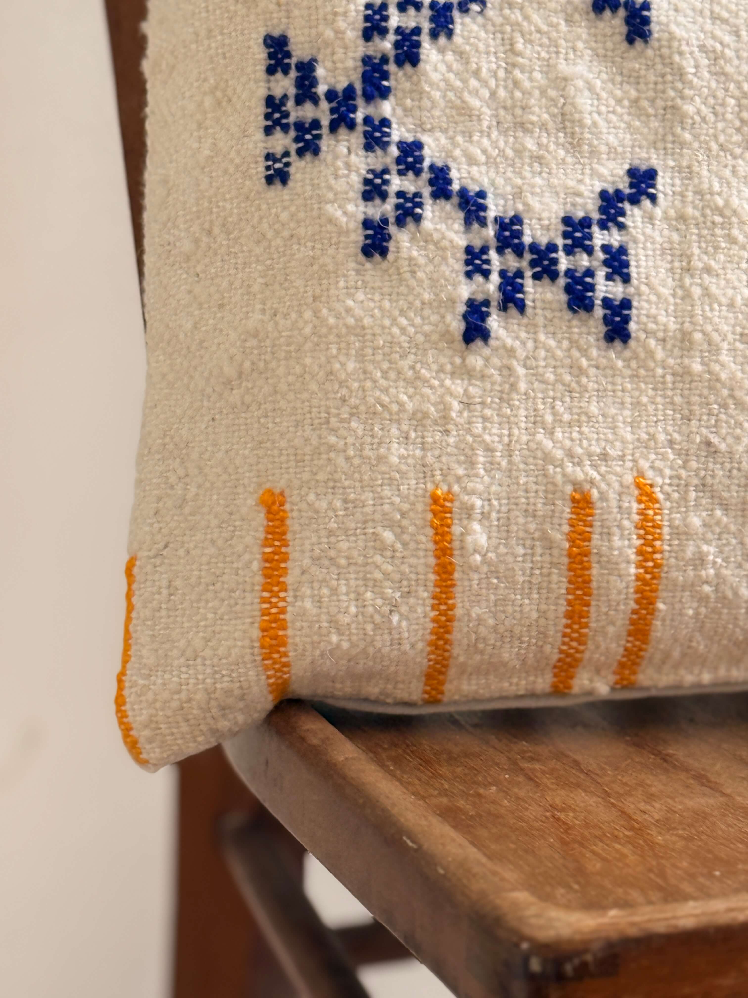 Amazigh Pillow Cover | Handwoven Wool | PW26 - Tissire Atelier - PW26