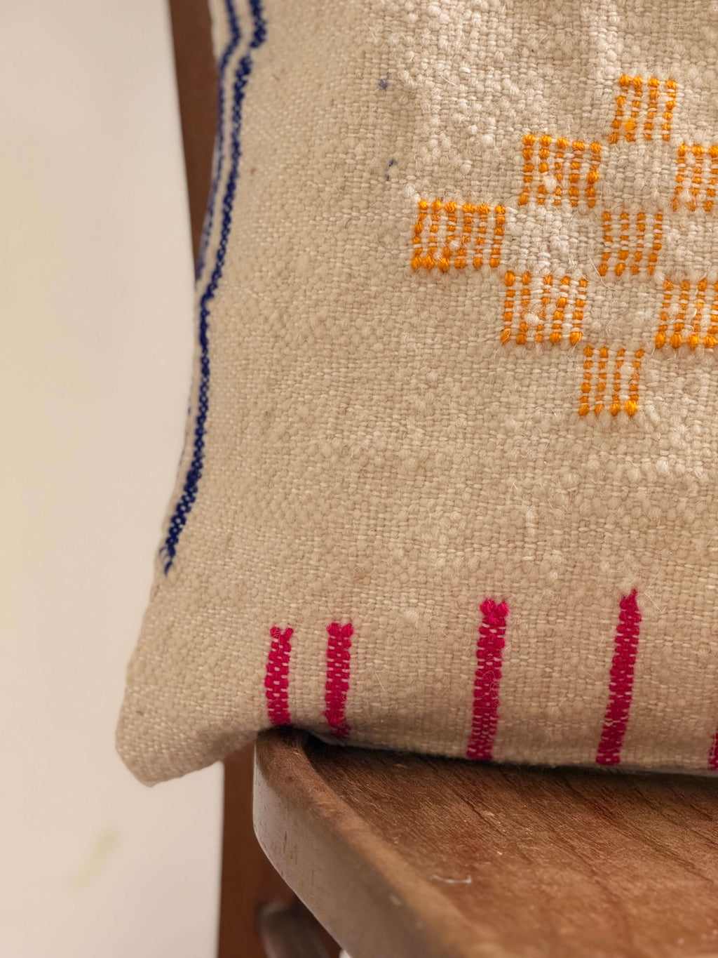 Amazigh Pillow Cover | Handwoven Wool | PW27 - Tissire Atelier - PW27