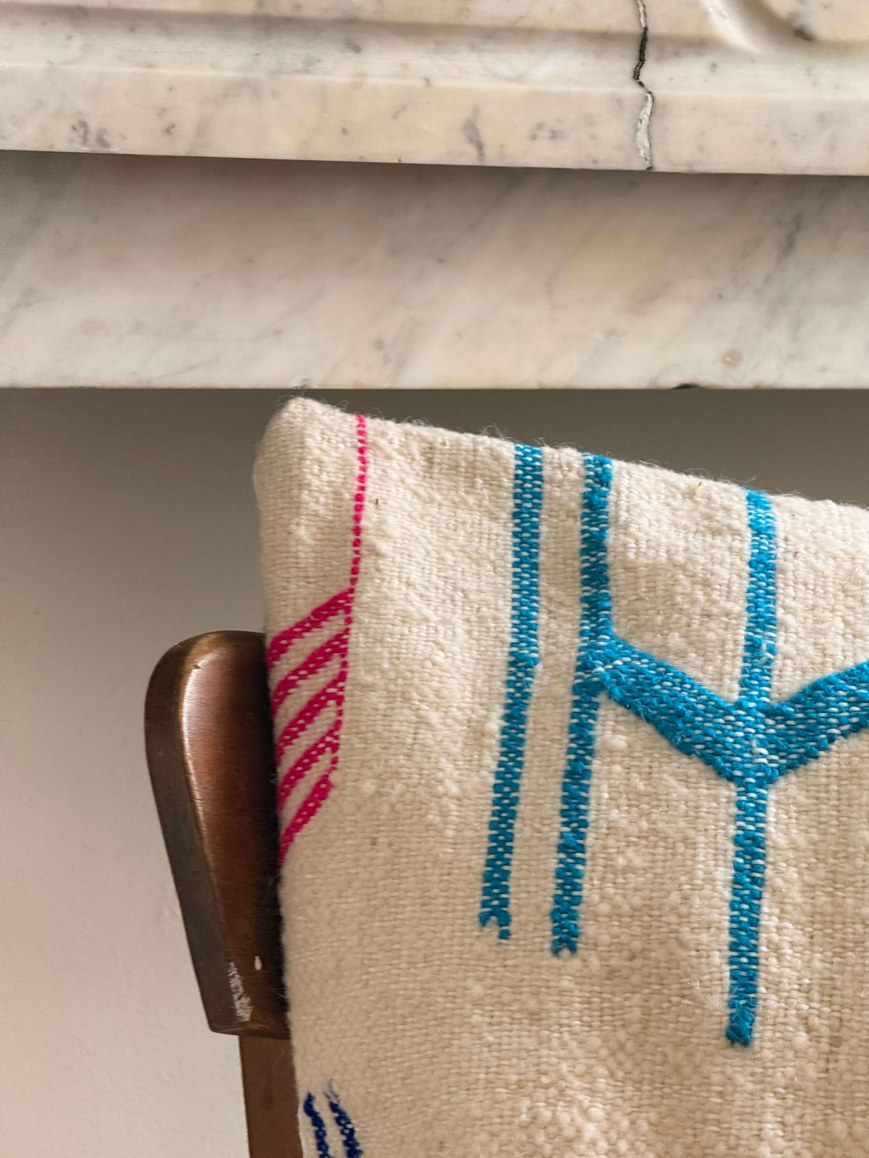 Amazigh Pillow Cover | Handwoven Wool | PW27 - Tissire Atelier - PW27