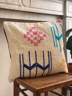 Amazigh Pillow Cover | Handwoven Wool | PW28 - Tissire Atelier - PW28