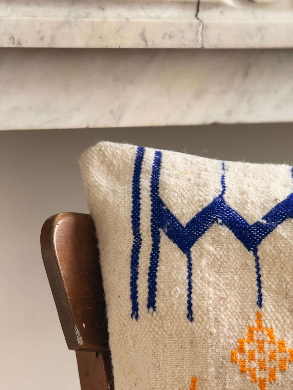 Amazigh Pillow Cover | Handwoven Wool | PW29 - Tissire Atelier - PW29