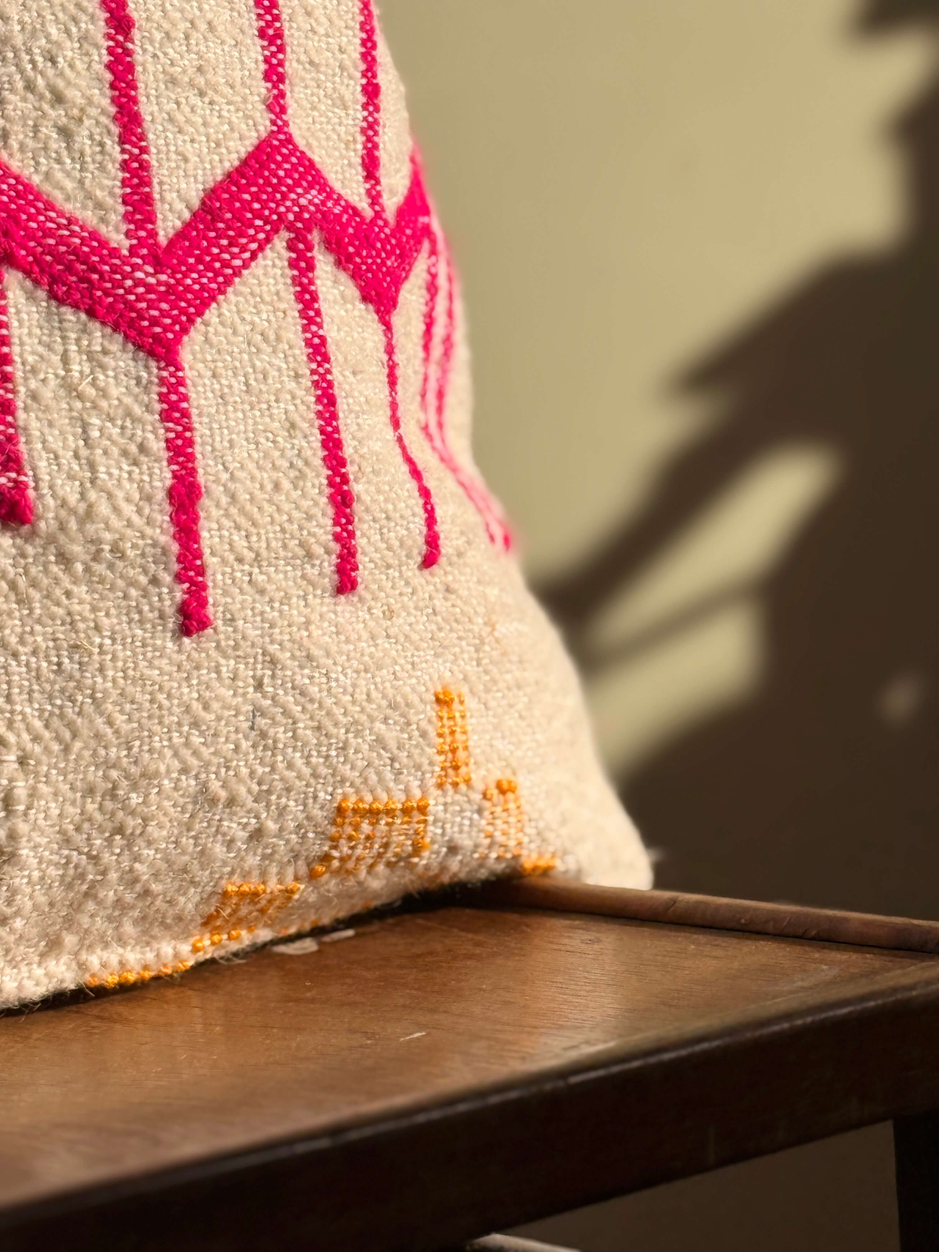 Amazigh Pillow Cover | Handwoven Wool | PW30 - Tissire Atelier - PW30