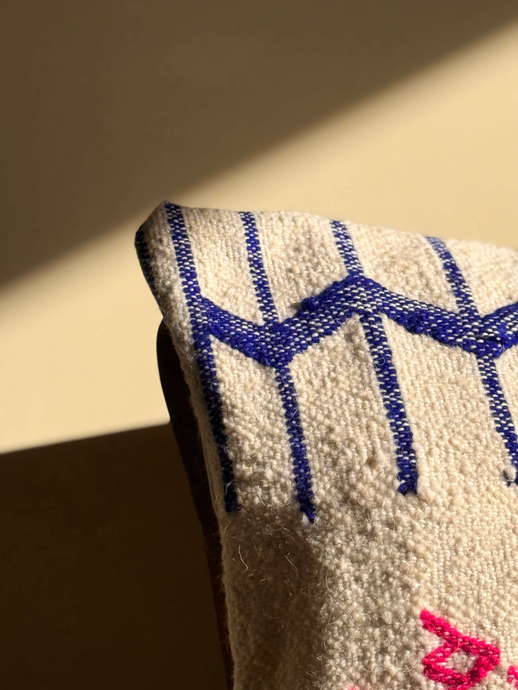 Amazigh Pillow Cover | Handwoven Wool | PW30 - Tissire Atelier - PW30