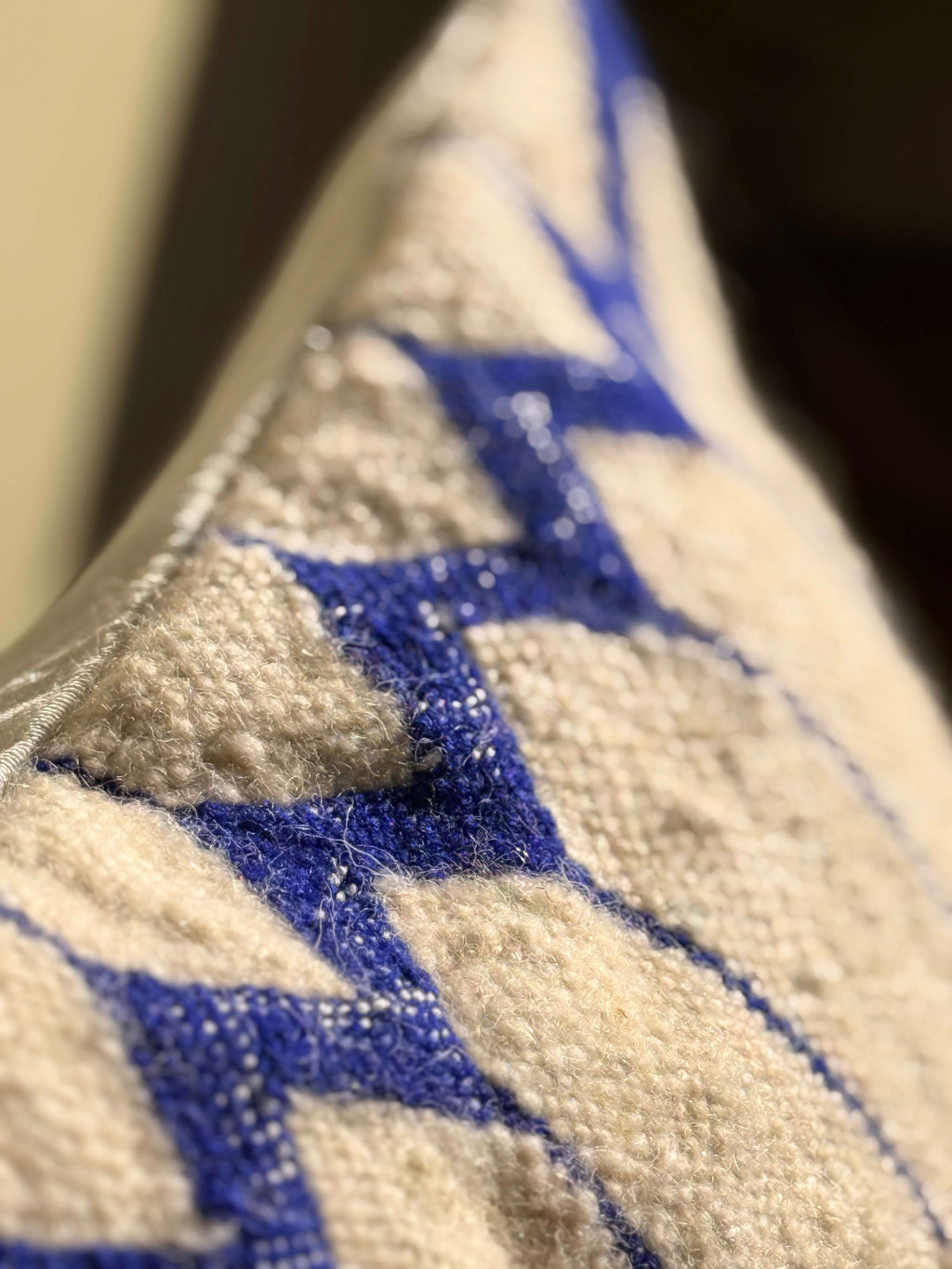 Amazigh Pillow Cover | Handwoven Wool | PW31 - Tissire Atelier - PW31