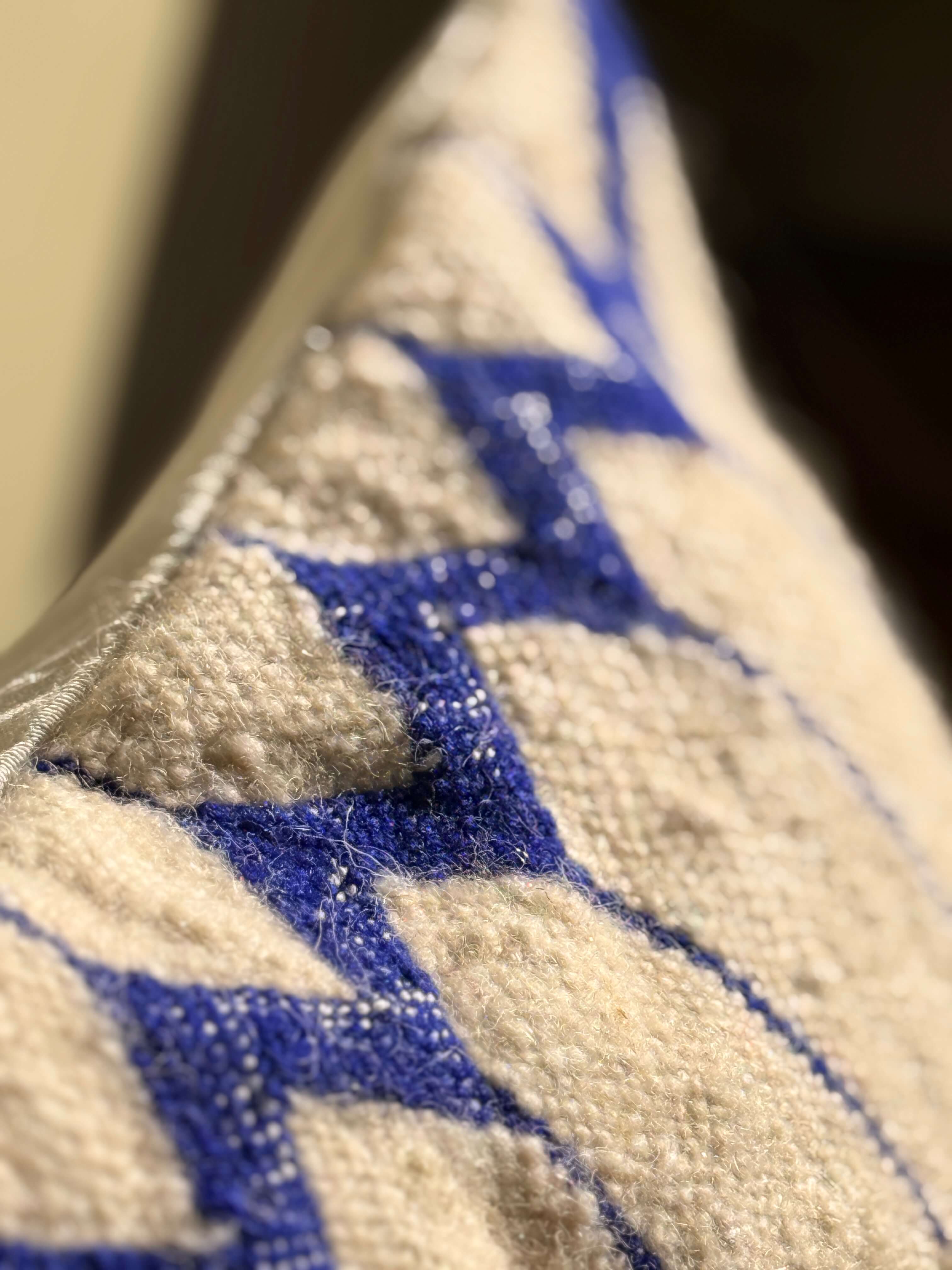 Amazigh Pillow Cover | Handwoven Wool | PW31 - Tissire Atelier - PW31