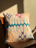 Amazigh Pillow Cover | Handwoven Wool | PW32 - Tissire Atelier - PW32