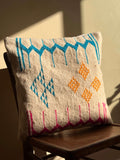 Amazigh Pillow Cover | Handwoven Wool | PW33 - Tissire Atelier - PW33