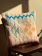 Amazigh Pillow Cover | Handwoven Wool | PW33 - Tissire Atelier - PW33