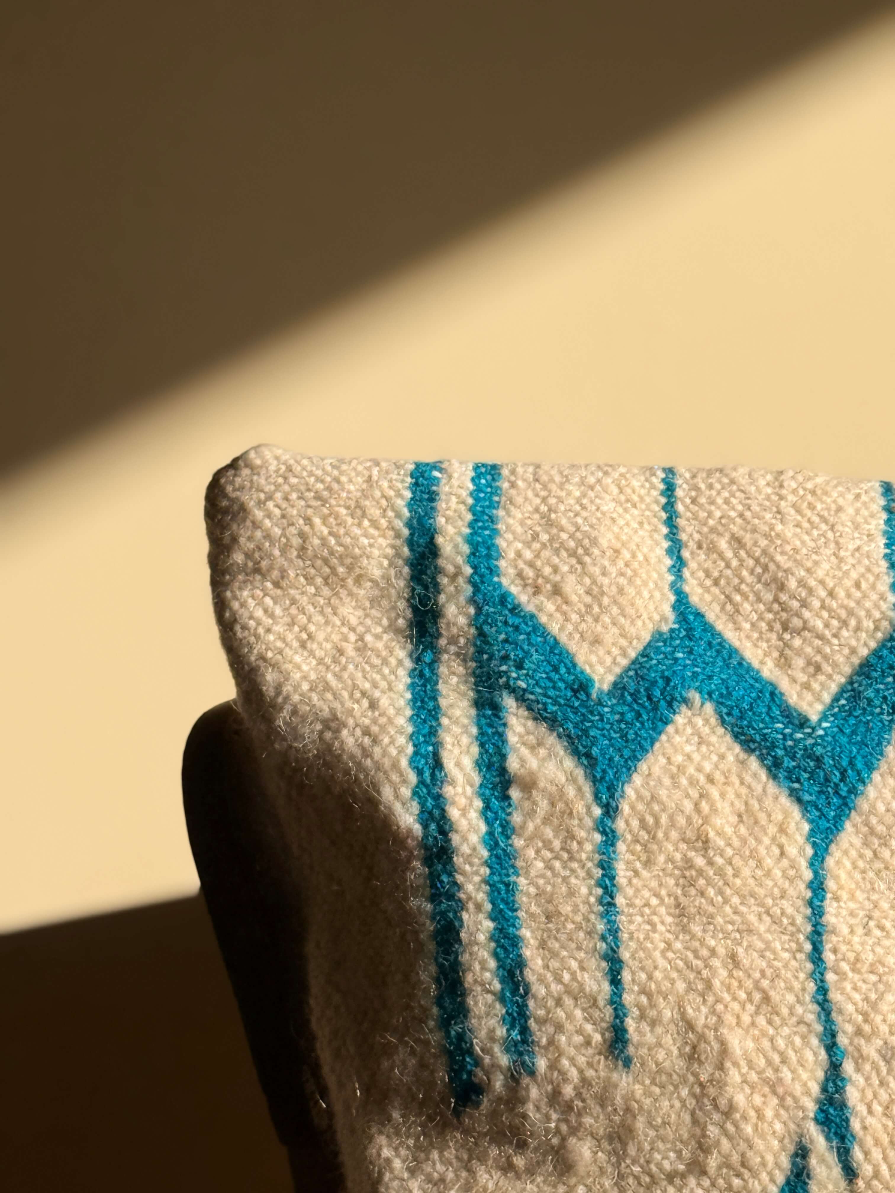 Amazigh Pillow Cover | Handwoven Wool | PW33 - Tissire Atelier - PW33