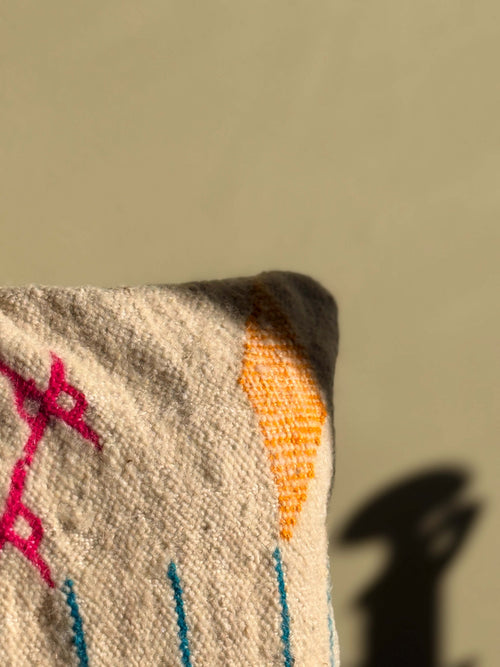 Amazigh Pillow Cover | Handwoven Wool | PW34 - Tissire Atelier - PW34