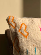 Amazigh Pillow Cover | Handwoven Wool | PW34 - Tissire Atelier - PW34
