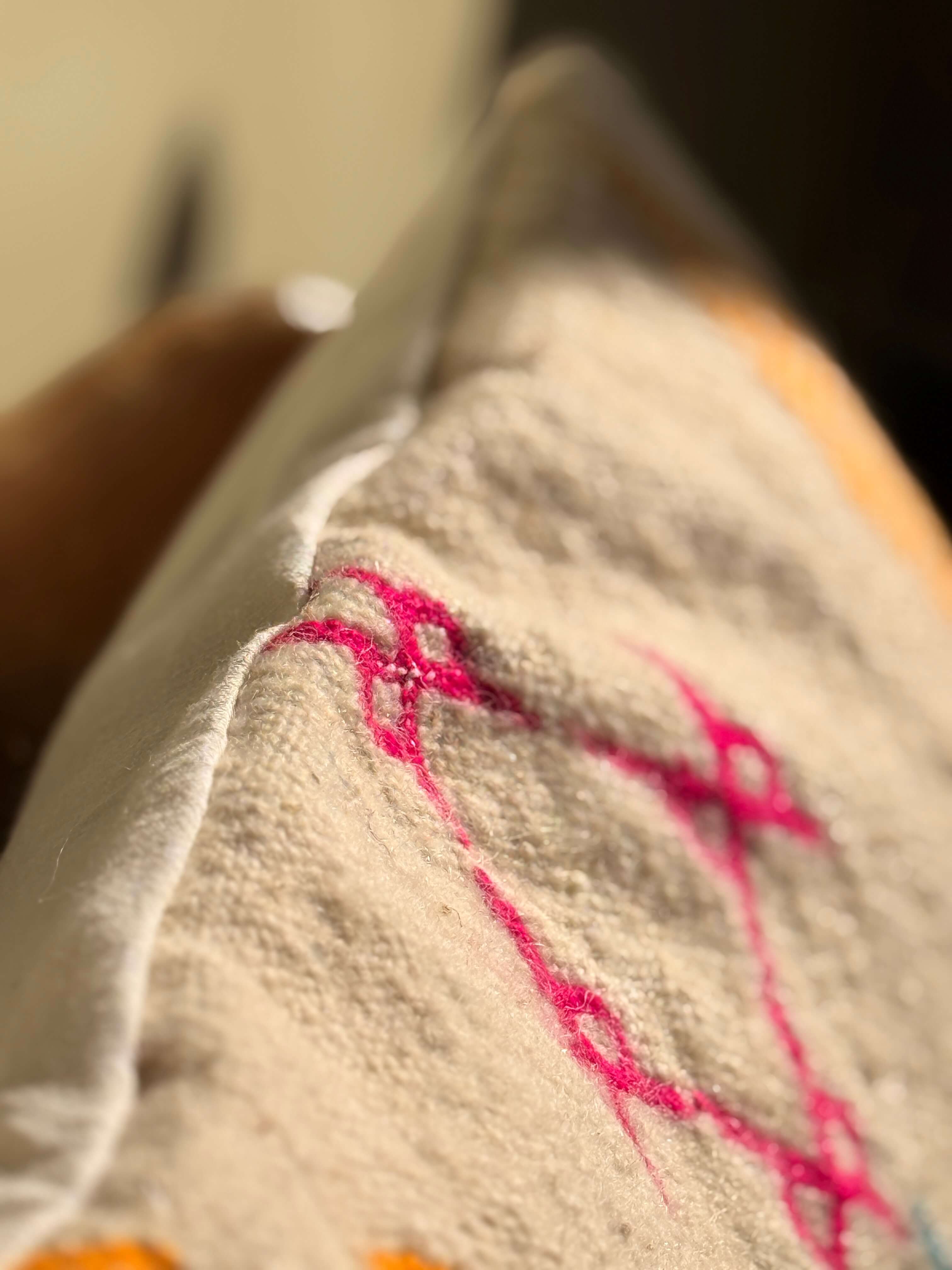 Amazigh Pillow Cover | Handwoven Wool | PW34 - Tissire Atelier - PW34