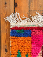 Tafat | Handwoven Boujaad Rug | Multi - Colour - Tissire Atelier - 