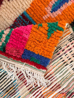 Tafat | Handwoven Boujaad Rug | Multi - Colour - Tissire Atelier - 
