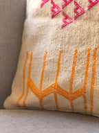 Amazigh Pillow Cover | Handwoven Wool | PW35 - Tissire Atelier - PW35