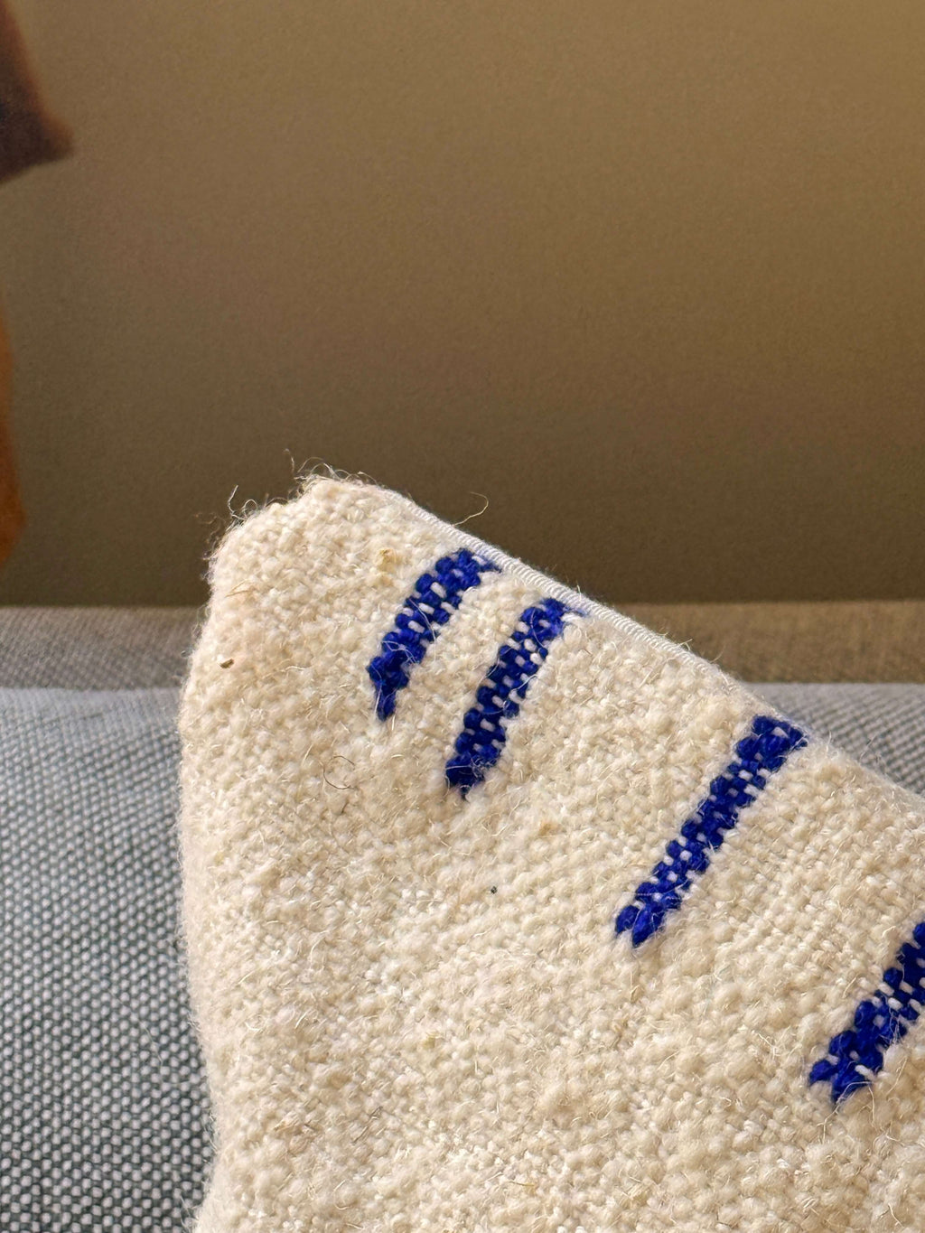 Amazigh Pillow Cover | Handwoven Wool | PW35 - Tissire Atelier - PW35