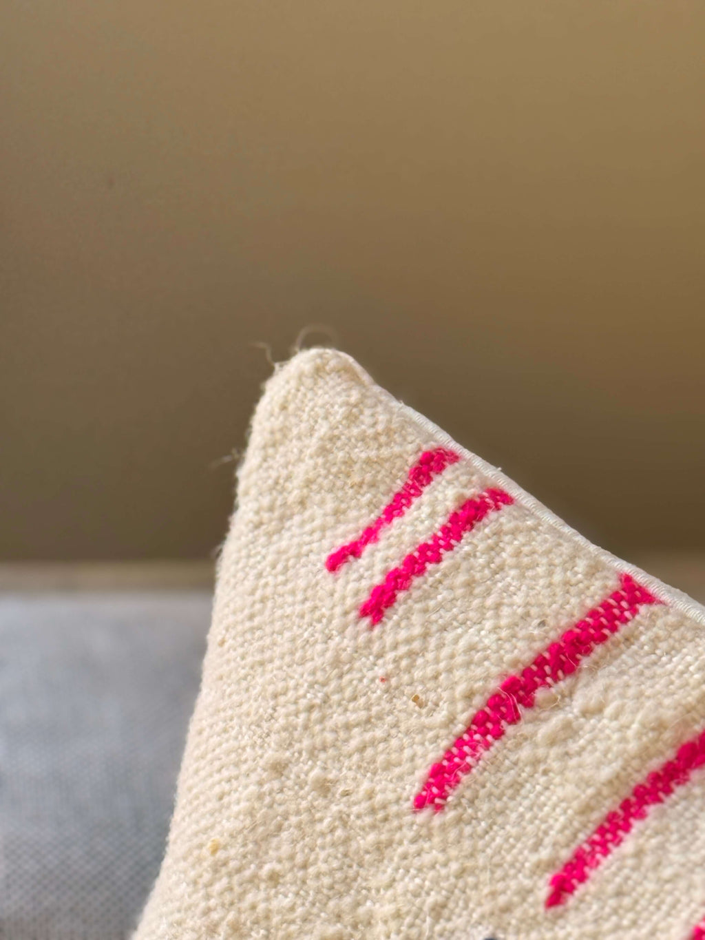 Amazigh Pillow Cover | Handwoven Wool | PW36 - Tissire Atelier - PW36