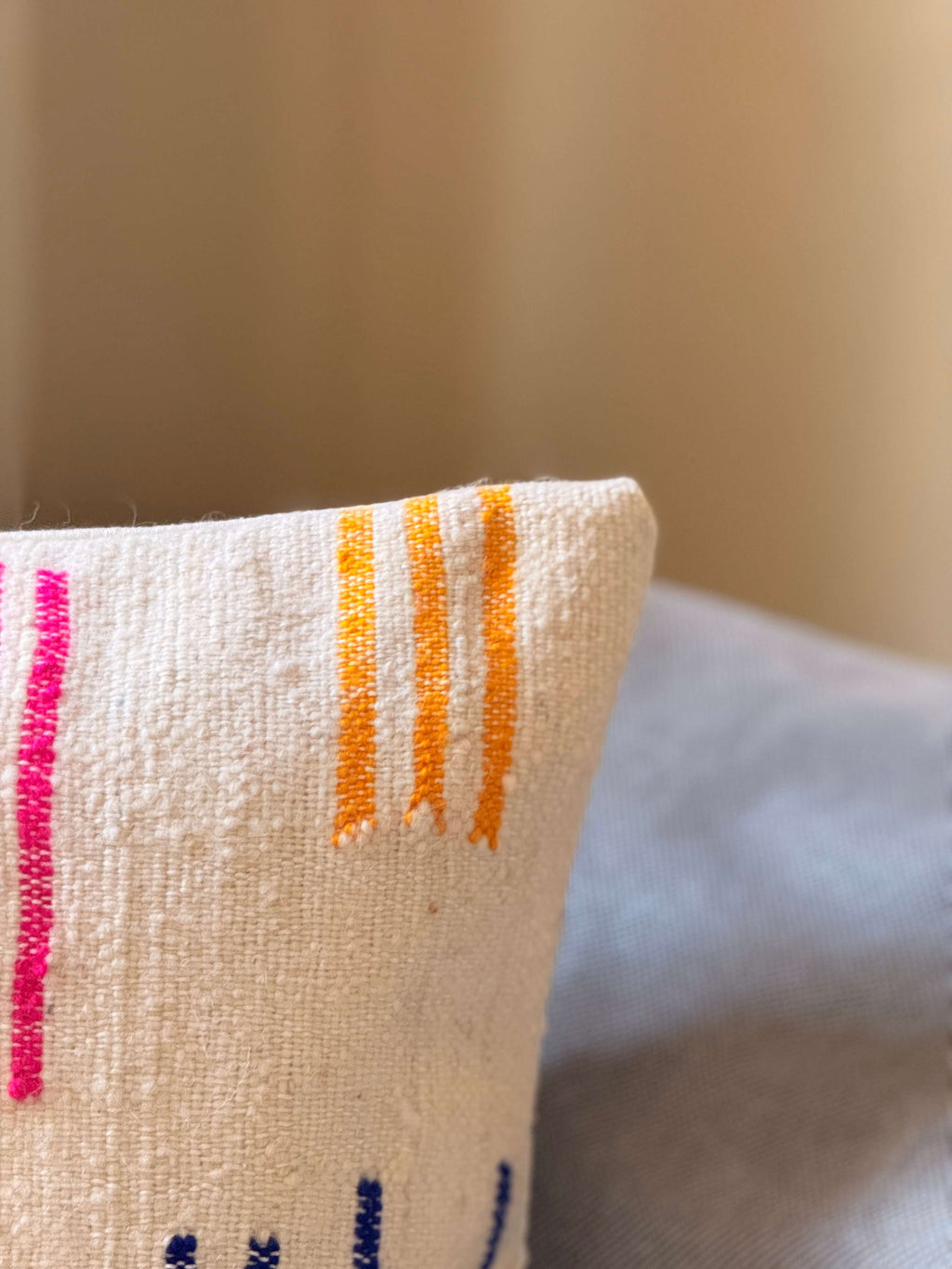 Amazigh Pillow Cover | Handwoven Wool | PW37 - Tissire Atelier - PW37