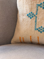 Amazigh Pillow Cover | Handwoven Wool | PW37 - Tissire Atelier - PW37