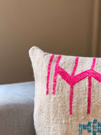Amazigh Pillow Cover | Handwoven Wool | PW37 - Tissire Atelier - PW37
