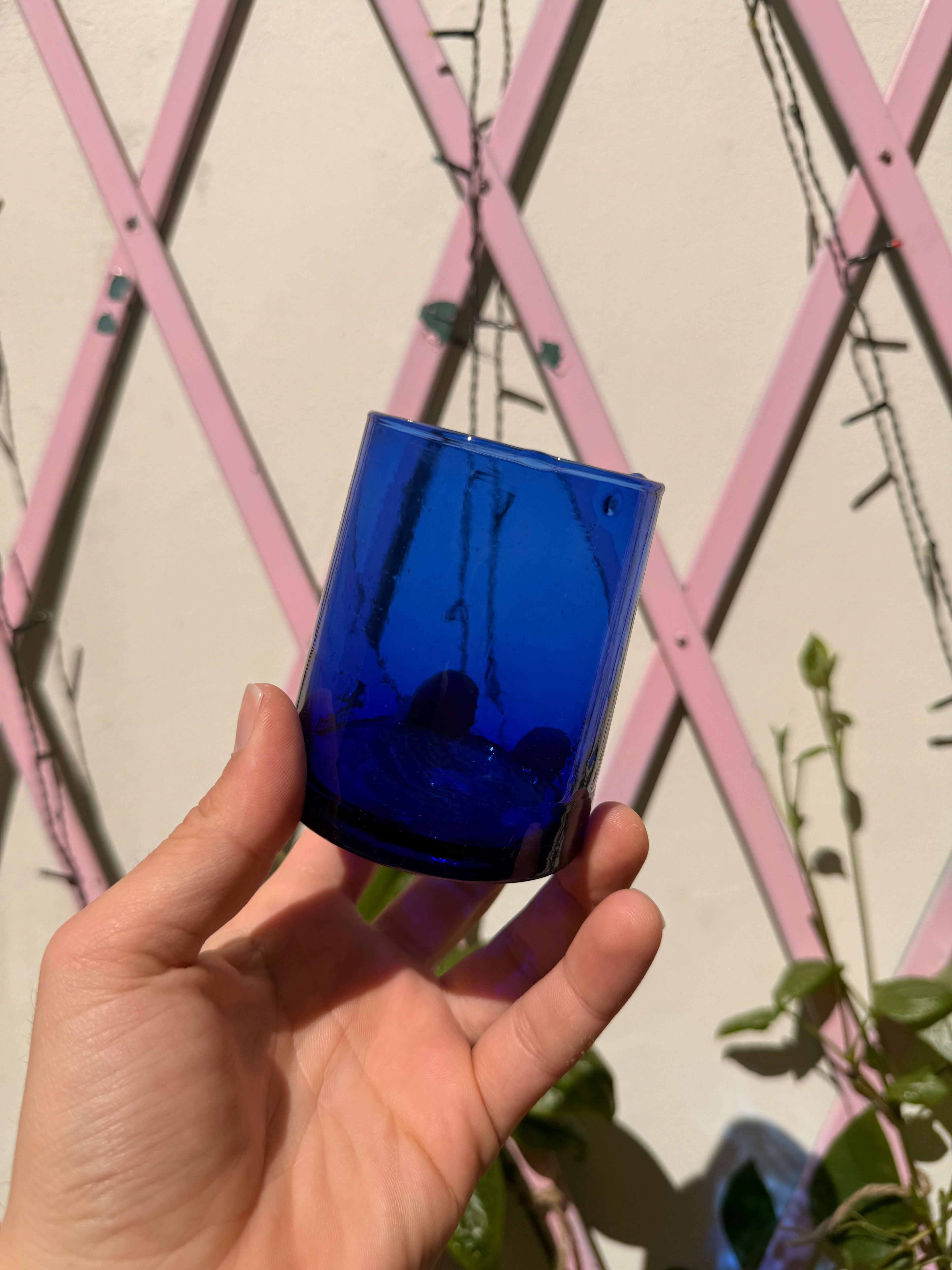 Beldi Glass Set | Tumbler - Tissire Atelier - BeldiTumblerGreen