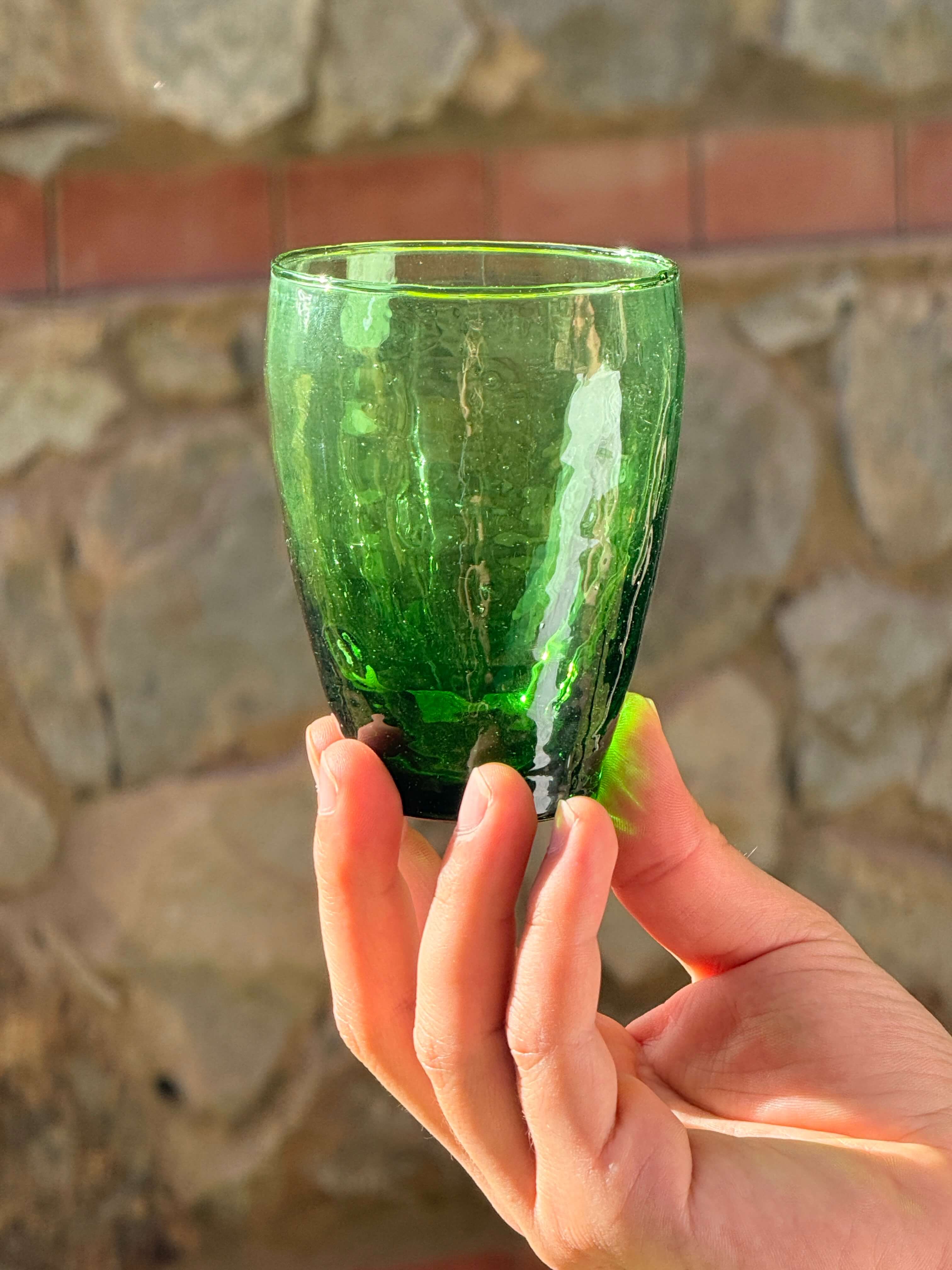 Beldi Glass Set | Olive - Tissire Atelier - 
