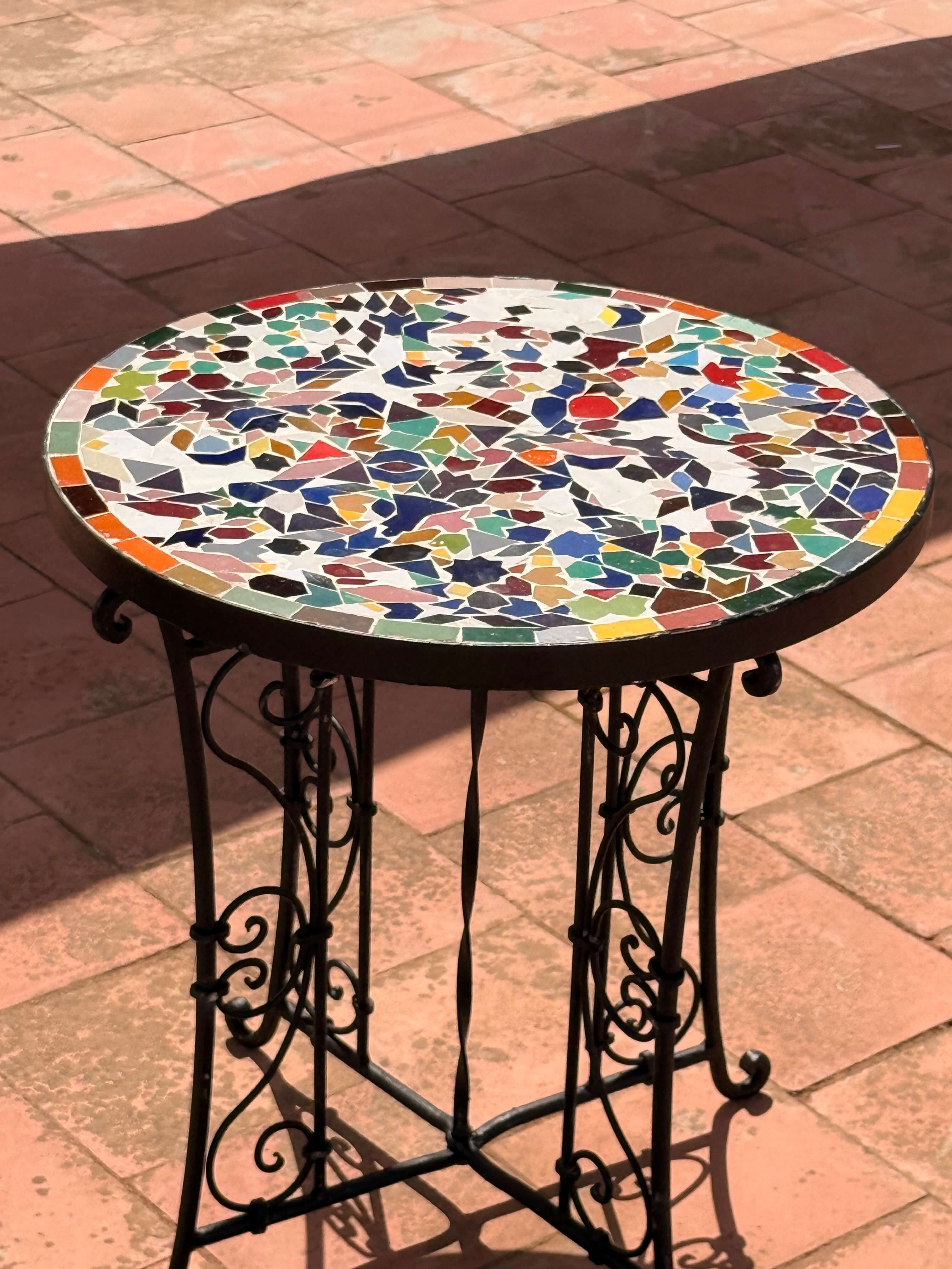 Sala | Handmade Zellij Side Table | Signature Piece - Tissire Atelier - 