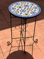 Nejma | Handmade Zellij Side Table - Tissire Atelier - 