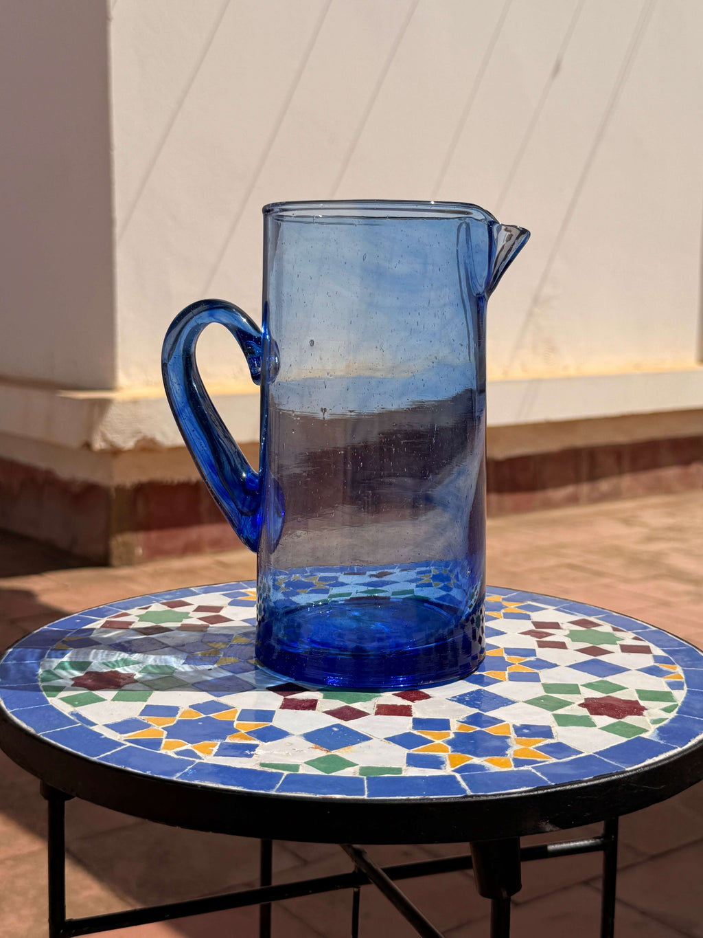 Beldi Glass | Pitcher 1L - Tissire Atelier - BeldiPitcher-4