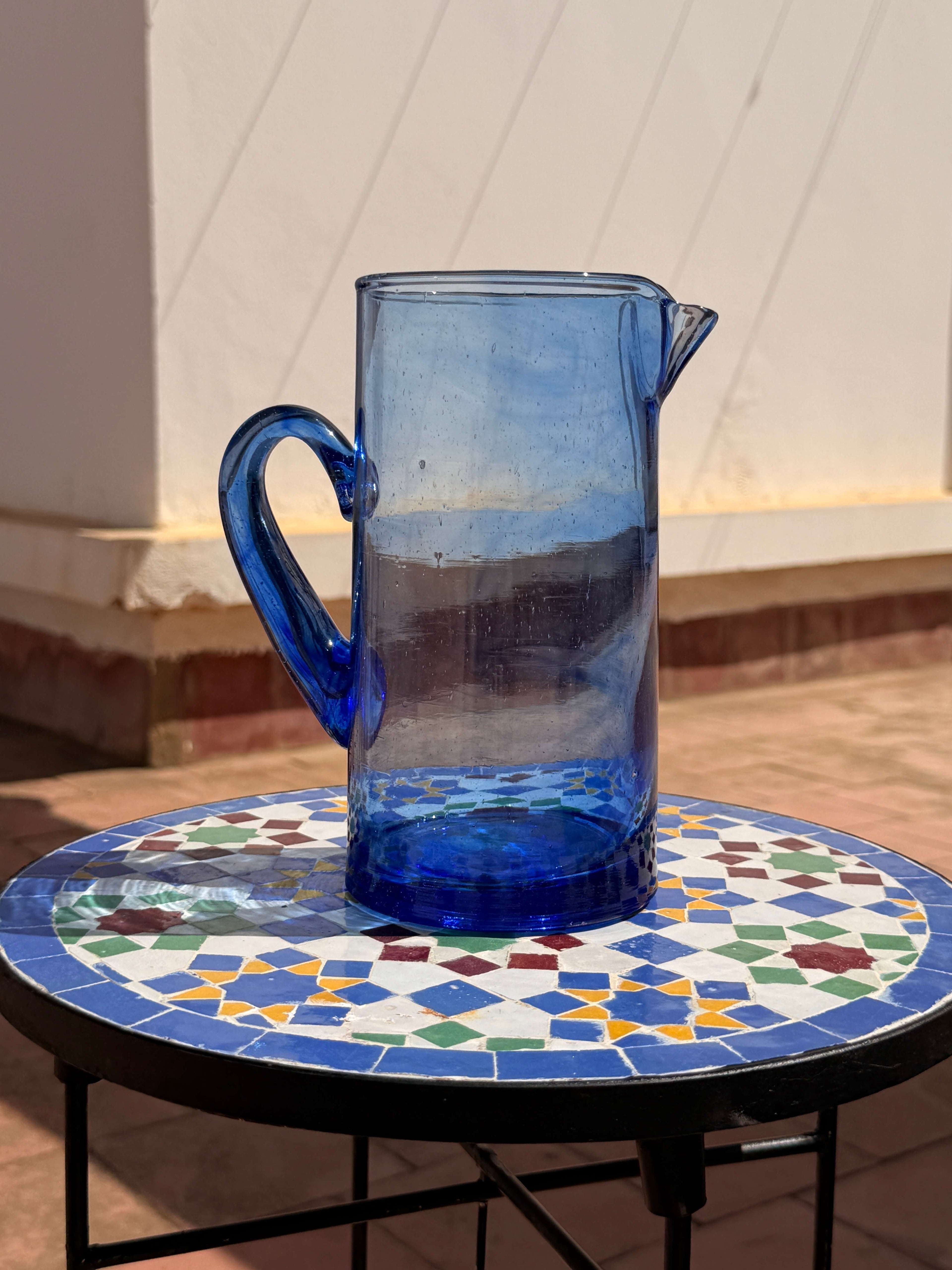 Beldi Glass | Pitcher 1L - Tissire Atelier - BeldiPitcher-4