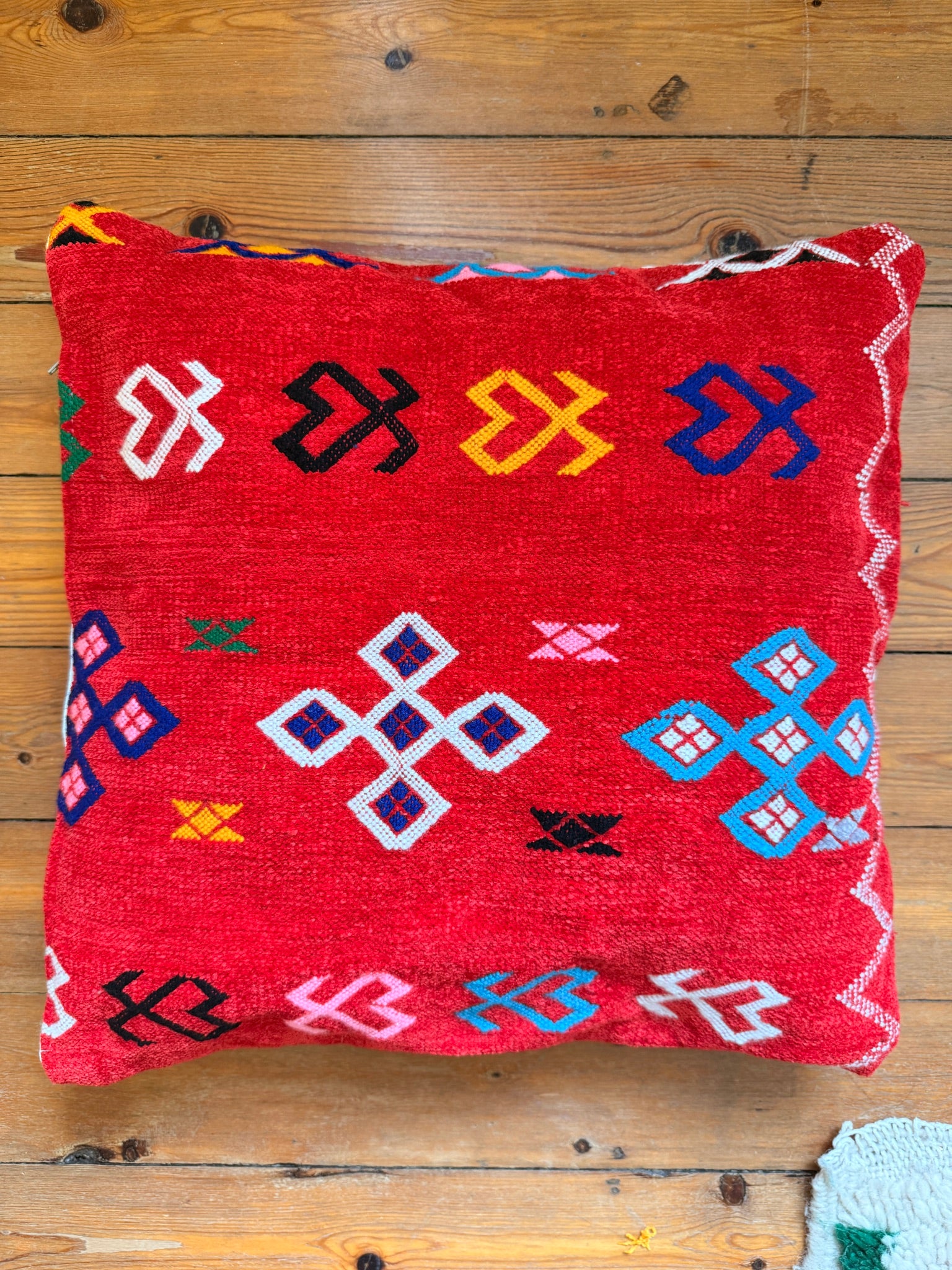 Amazigh Pillow Cover | Soft Velour | PV05 - Tissire Atelier - PV05