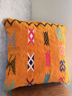 Amazigh Pillow Cover | Soft Velour | PV07 - Tissire Atelier - PV07