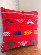 Amazigh Pillow Cover | Soft Velour | PV08 - Tissire Atelier - PV08