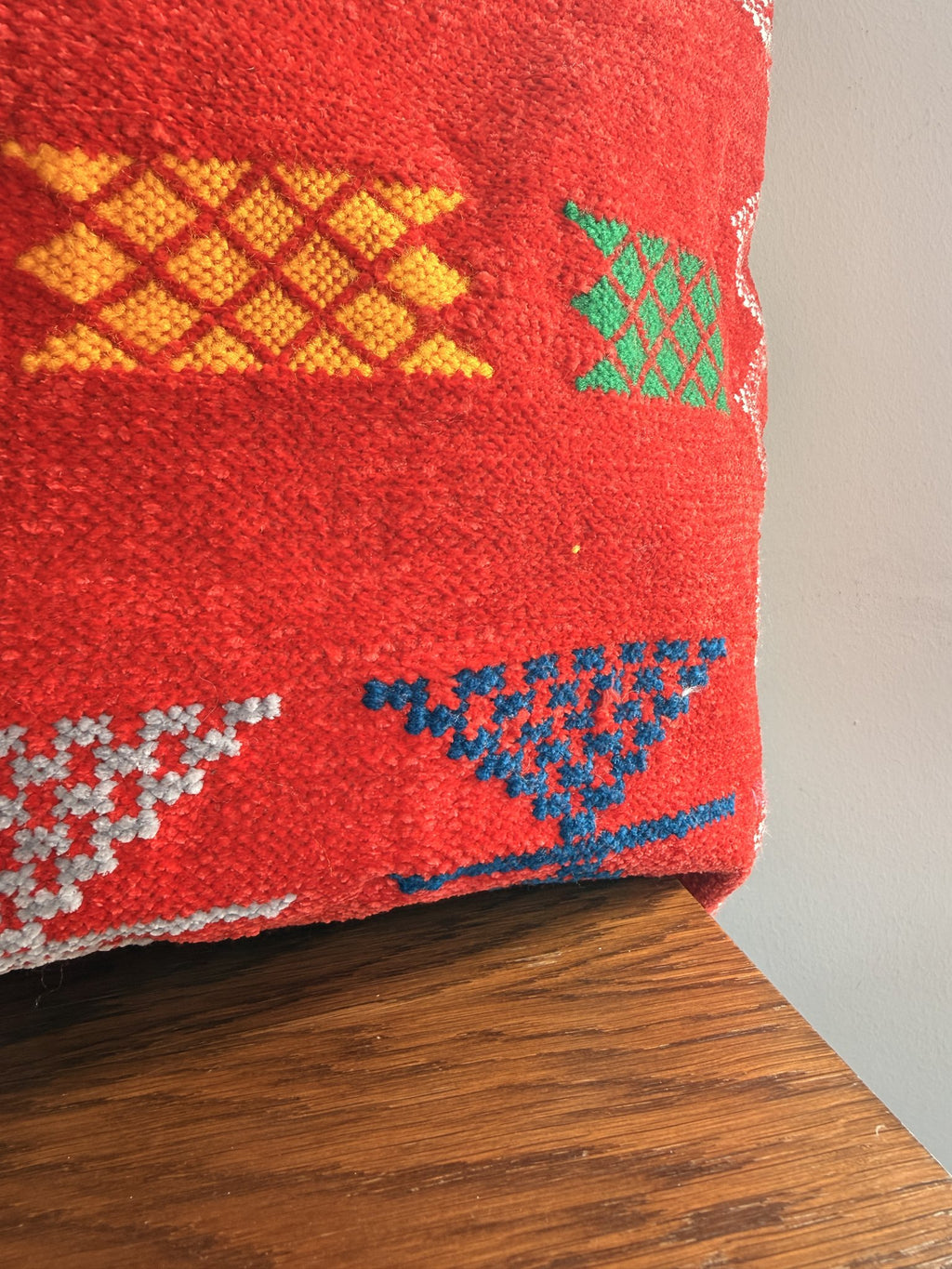 Amazigh Pillow Cover | Soft Velour | PV08 - Tissire Atelier - PV08