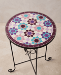 Qamar | Handmade Zellij Side Table | Special Edition - Tissire Atelier - 