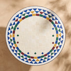 Beida | Handmade Zellij Side Table - Tissire Atelier - 