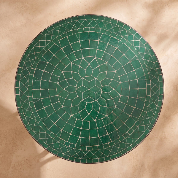 Zitouna | Handmade Zellij Side Table - Tissire Atelier - 
